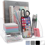 my space organizers clear acrylic desk oganizer, 9, main product view