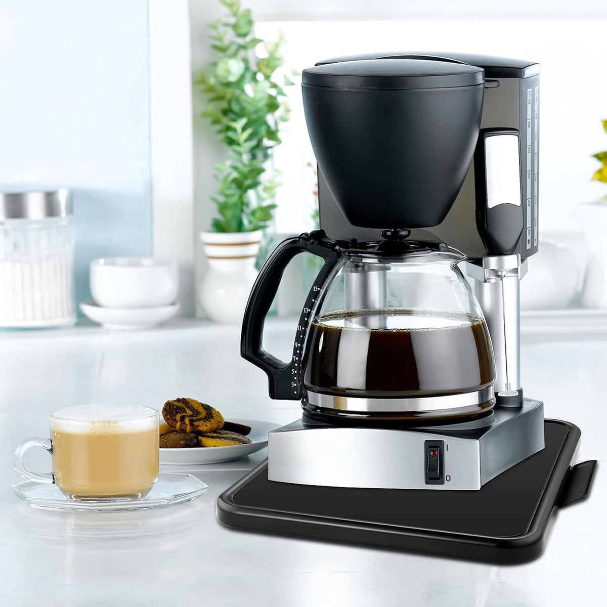 Kitchen Appliance Sliding Tray,Coffee Maker Rolling Tray Under Cabinet Applia...