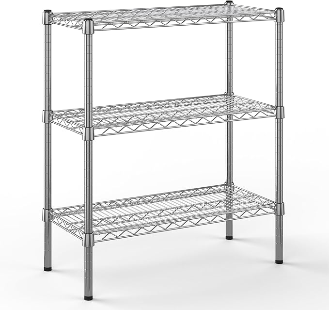 Regal Altair 14" Deep x 36" Wide x 34" Height Wire Shelving Kit | 3-Tier | NSF by Regal+Altair