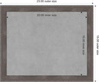 Amanti Art Grey Framed Magnetic Board 19x23 Small Vision Board - Image 3