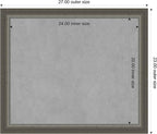Amanti Art Silver Framed Magnetic Board 23x27 Medium Vision Board - Image 3