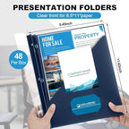 Teling 48 Pcs Clear Front Report Covers - Image 2