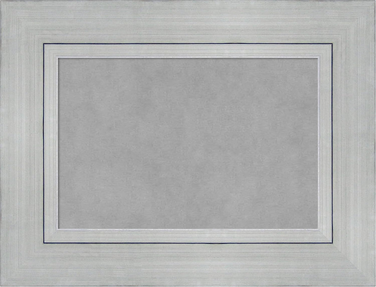 Amanti Art Silver Framed Magnetic Board 19x25 Small Vision Board