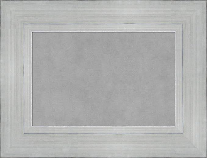 Amanti Art Silver Framed Magnetic Board 19x25 Small Vision Board by AmantiArt