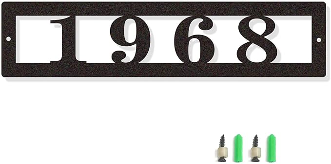Personalized Horizontal House Numbers by HYTSIGN
