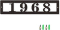 Personalized Horizontal House Numbers by HYTSIGN