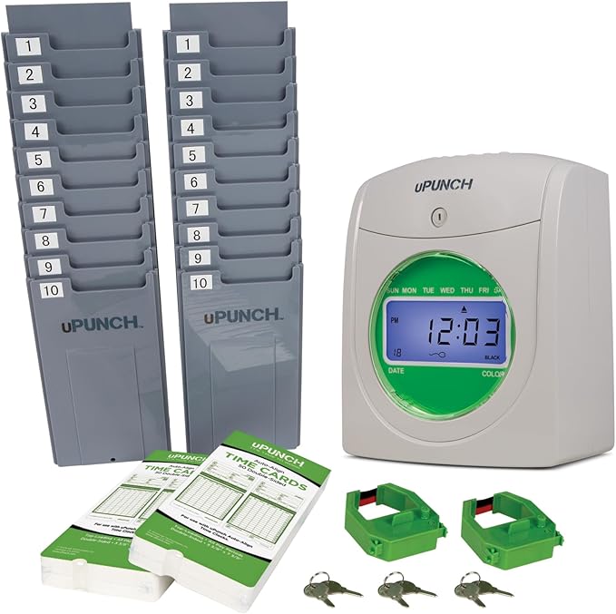 uPunch HN3500 Advanced Time Clock Bundle by uPunch