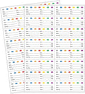 STARLIBOO Removable Freezer Labels Stickers, Blank Freezer Labels by STARLIBOO