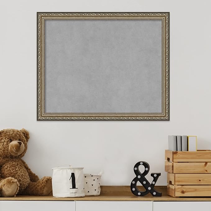 Amanti Art Silver Framed Magnetic Board 18x22 Small Vision Board - Image 6