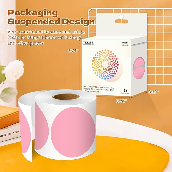 3 Inch Round Color Coding Labels - Image 3