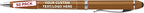 DISCOUNT PROMOS Custom Twist Action Plastic Stylus Pens, Personalized Bulk Pack by DISCOUNTPROMOS