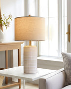 pokat 23'' bedside table lamp for bedroom nightstands, package contents