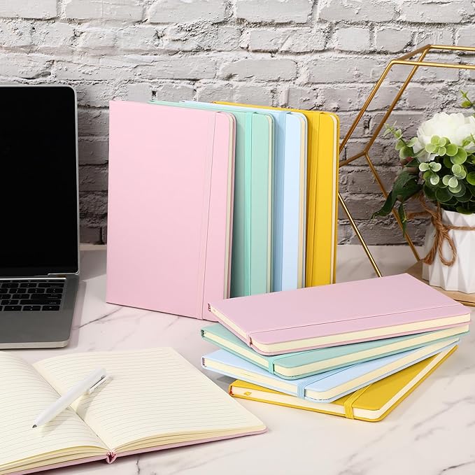 Honoson 20 Pack Lined Journal Notebooks A5 Hardcover Executive Notebook 5.5" x - Image 7