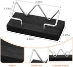 Amyhill 2 Pieces Wood Business Card Holder - Image 2
