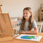 Tabletop Art Easel for Painting, Premium Wooden Sketchbox, Portable Desktop - Image 5