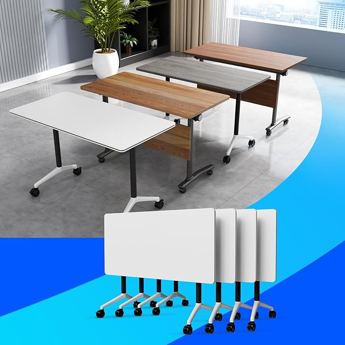 Conference Table Flip Top Mobile Conference Room Tables, Folding Conference by WYMHYZ