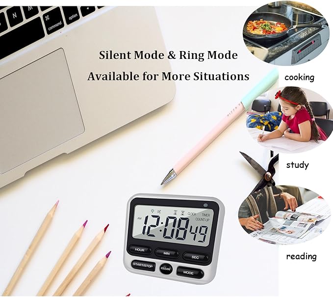 Digital Dual Kitchen Timer - Image 7