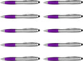 DISCOUNT PROMOS Stylus Ballpoint Pens Set of 10, Bulk Pack by DISCOUNTPROMOS