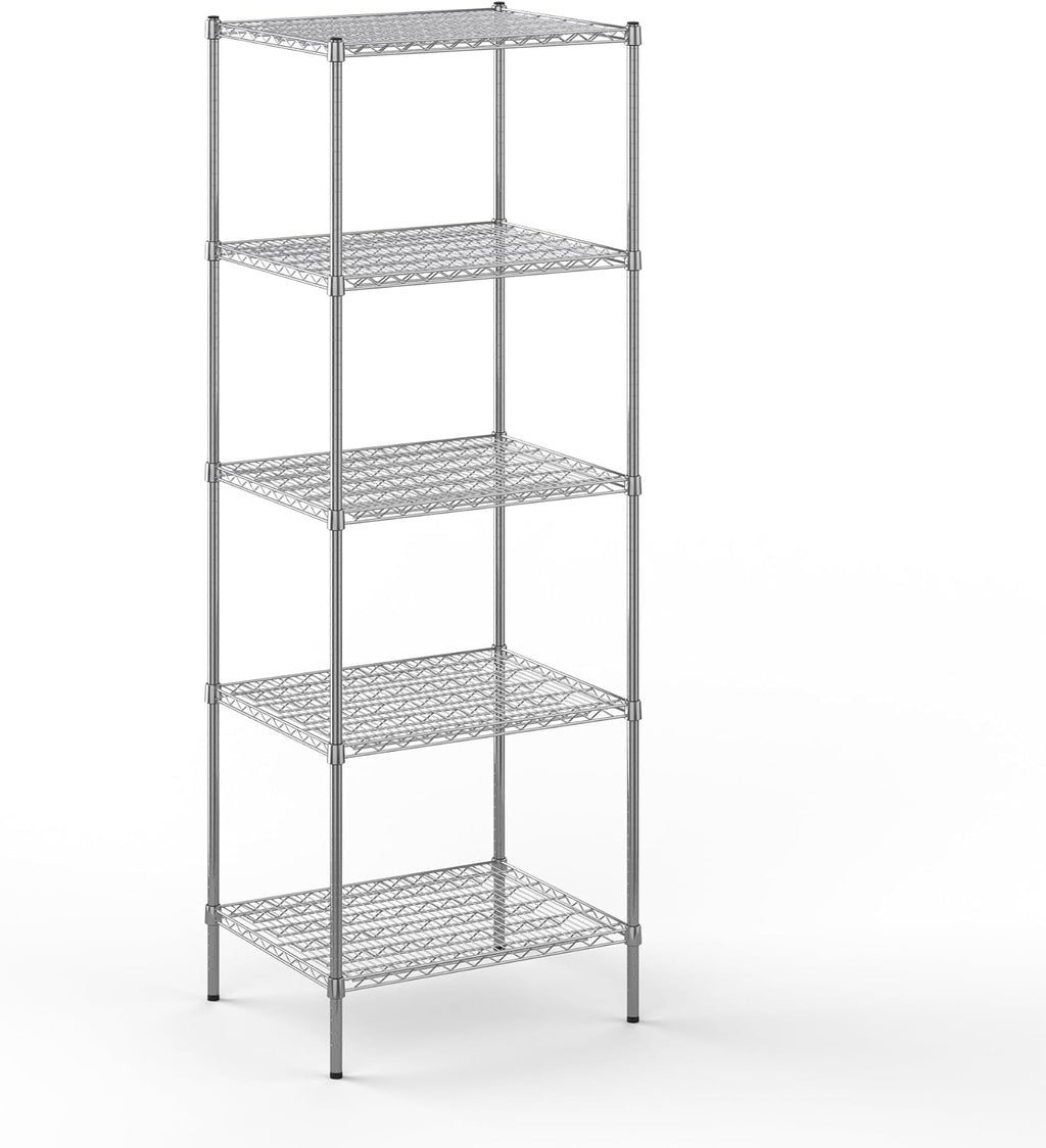 Regal Altair 24" Deep x 30" Wide x 86" Height Wire Shelving Kit | 5-Tier | NSF