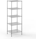 Regal Altair 24" Deep x 30" Wide x 86" Height Wire Shelving Kit | 5-Tier | NSF