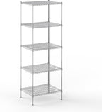 Regal Altair 24" Deep x 30" Wide x 86" Height Wire Shelving Kit | 5-Tier | NSF