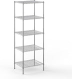 Regal Altair 24" Deep x 30" Wide x 86" Height Wire Shelving Kit | 5-Tier | NSF by Regal+Altair