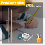 sqzrmdcg 36 PCS Yellow Colored Pencils, Pre-sharpened Professional Wooden Art - Image 2