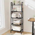 Hzuaneri Ladder Shelf, Bookshelf Bookcase, Freestanding Corner Storage Shelve by Hzuaneri