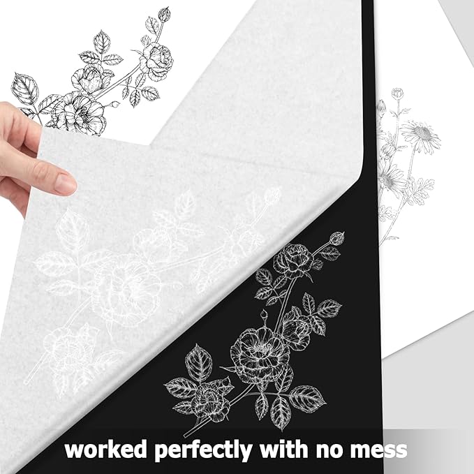 PSLER 30PCS White Carbon Transfer Paper - Image 3