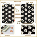 bolimoss Cute Floral Lanyard Wallet and ID Badge Holder - Image 2