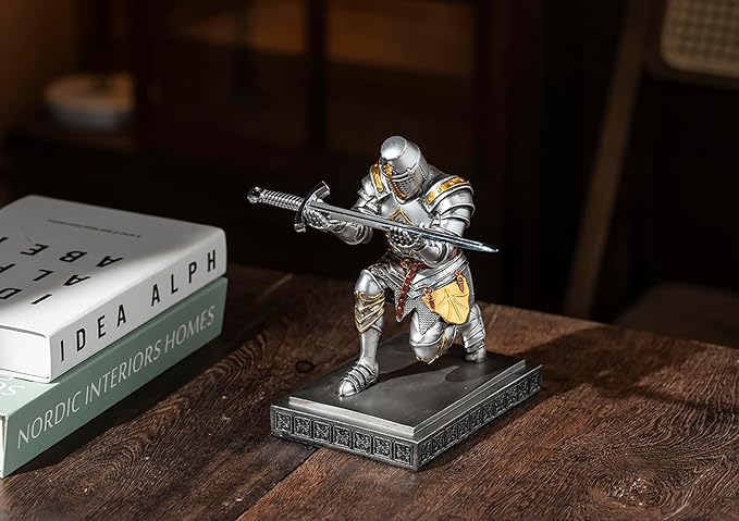 NCQIXIAO Templar Vanguard Soldier Pen Holder Pencil Stand Desk Organizers and - Image 9