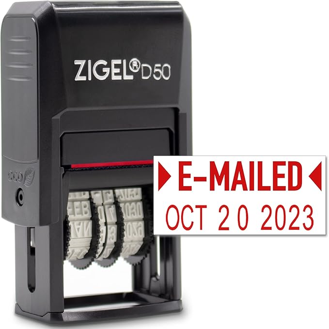 ZIGEL D50 Date Stamp with E-MAILED by ZIGEL