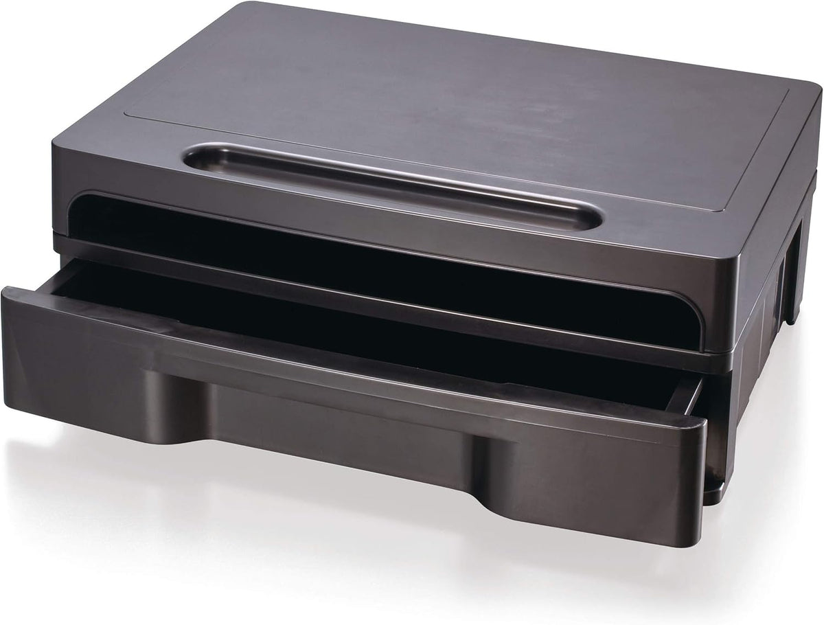 Officemate 2200 Series Monitor Stand with Security Drawer - Executive Monitor...