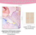 Lateefah 3 Ring Binder, 1 Inch Binder Organizer - Image 5
