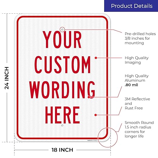 Custom Sign, Personalized Metal Signs, Customize - Image 3
