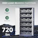 letaya metal storage cabinet with lock door and on a desk or shelf