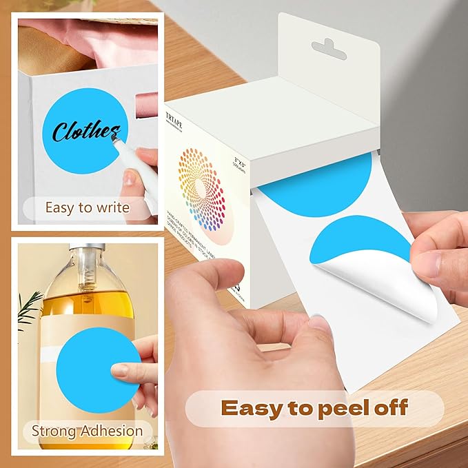 3 Inch Round Color Coding Labels - Image 4