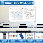 Max-officoo White Board Dry Erase Whiteboard - Image 4