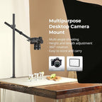 SMALLRIG Camera Desk Mount, Overhead Camera Arm Stand - Image 2