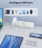 45W Fast Charging Station, Desk Clamp Power Strip, 4 PD USB-C Ports, 5 AC - Image 5