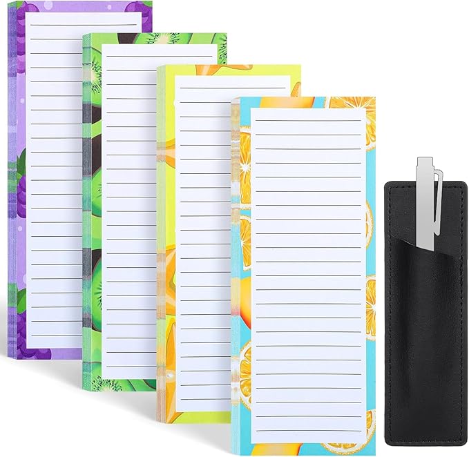 Thboxes 4 Pack Magnetic Note Pad by Thboxes