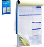 Harfesto Job Work Order Forms, Large Size Contractor Invoice Book 8-1/2" x by Harfesto