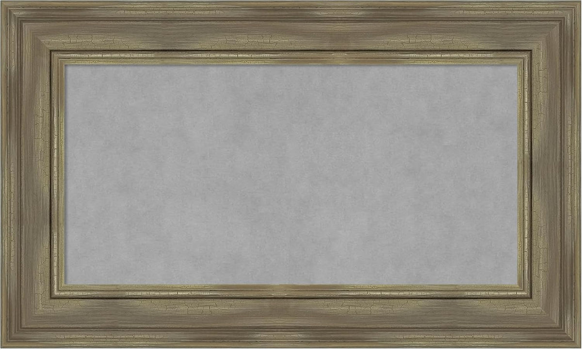 Amanti Art Grey Framed Magnetic Board 18x30 Small Vision Board