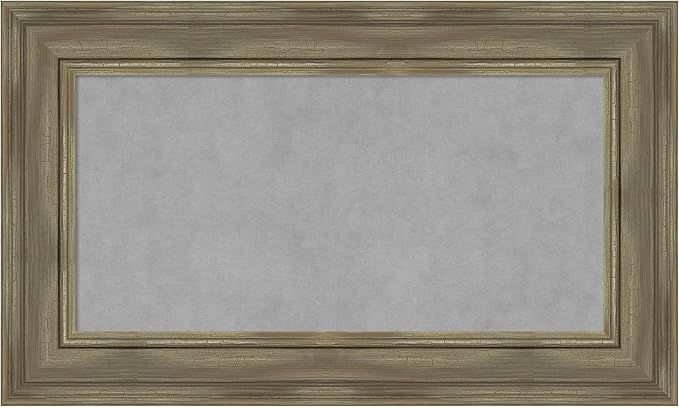 Amanti Art Grey Framed Magnetic Board 18x30 Small Vision Board by AmantiArt