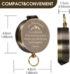 Retirement Gifts for Men, Compass Gifts, You Will Be Missed Vintage Compass - Image 3