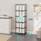 SINGAYE Shelf Closet Wire Shelving：Adjustable Metal Unit - Image 3
