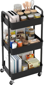 Sywhitta 3-Tier Plastic Rolling Utility Cart - Image 8