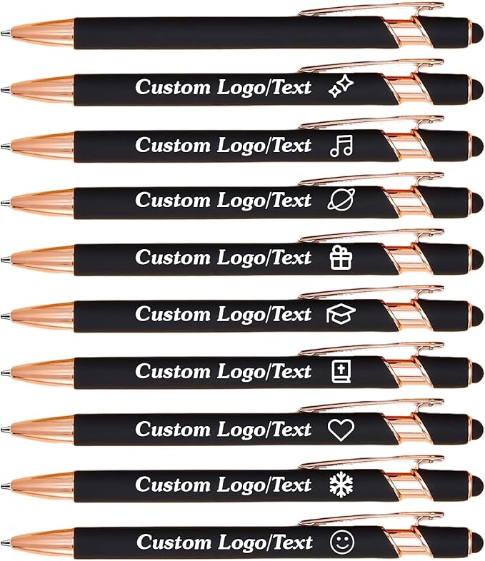 CRME Ballpoint Pen 2-in-1 Stylus Bulk Custom Pens Personalized Engraved Metal by Unknown