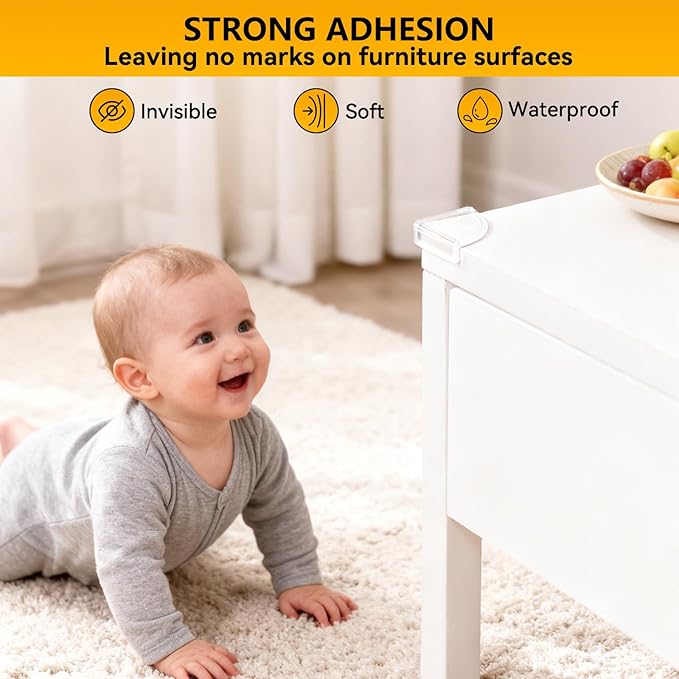 EBUKTUK 8pcs, Table Corner Protector, Corner Protector to Cover Sharp Furniture - Image 5