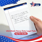WritePads Legal note pads 8.5"x11" Legal Pads, Wide Ruled, 12 Pack, 50 Sheets - Image 8